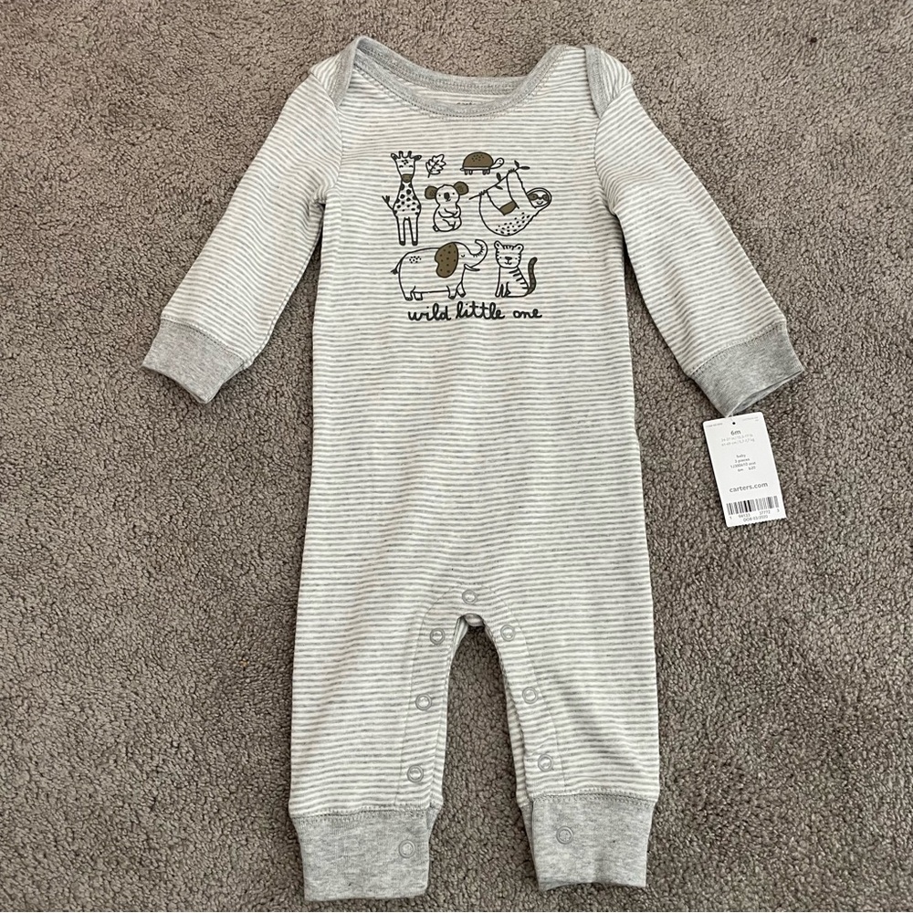 Carter’s “Wild Little One” onesie 6m
